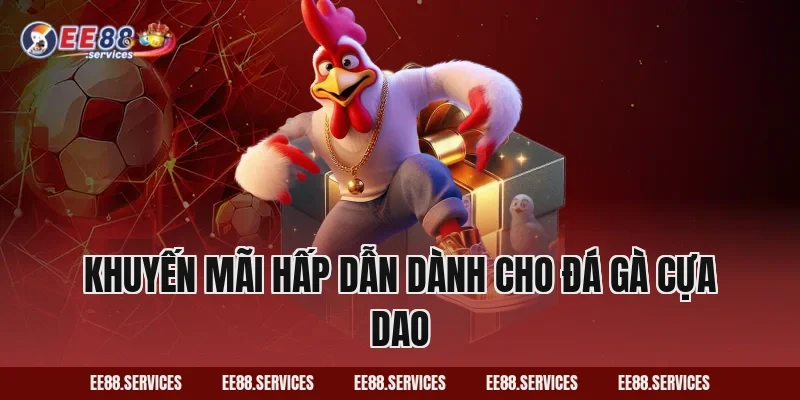 Khuyến mãi hấp dẫn dành cho Đá Gà Cựa Dao