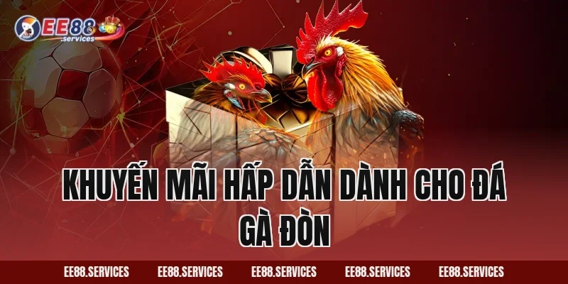 Khuyến mãi hấp dẫn dành cho Đá Gà Đòn