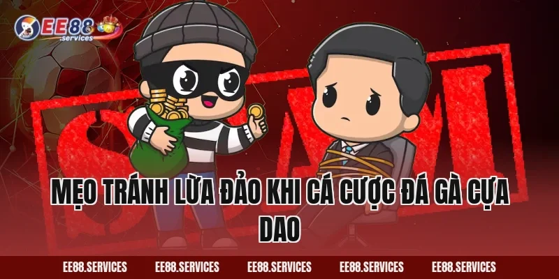 Mẹo tránh lừa đảo khi cá cược Đá Gà Cựa Dao